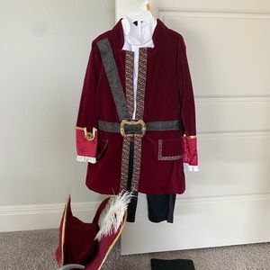 Disney Captain Hook costume w/hook